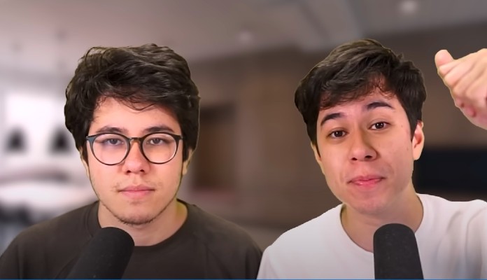 Os gêmeos Matheus e Renan Mizobe Massi em vídeo no YouTube