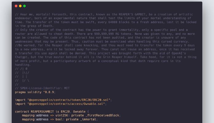 Imagem da matéria: ChatGPT cria "jogo da batata quente" com nova criptomoeda
