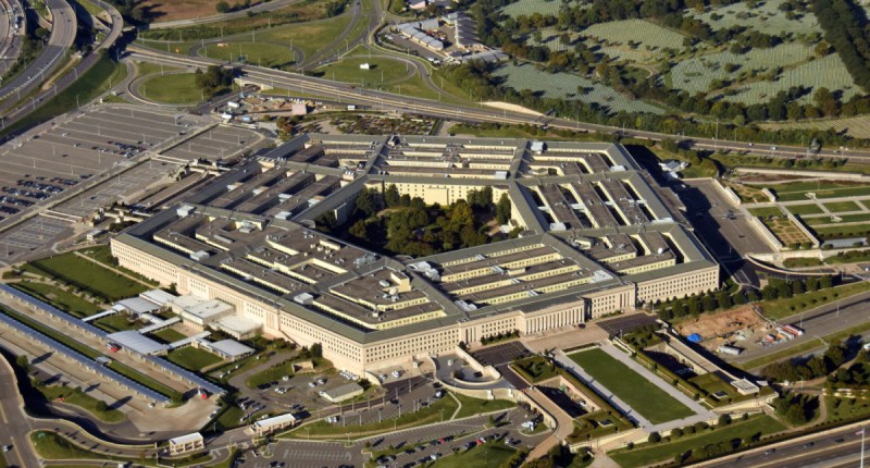 Imagem aérea do Pentágono -EUA
