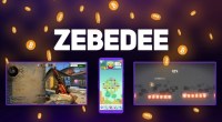 ilustração de jogos do zebedee app