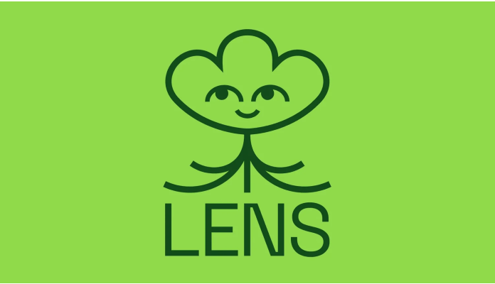 Logotipo da lens protocol da Aave