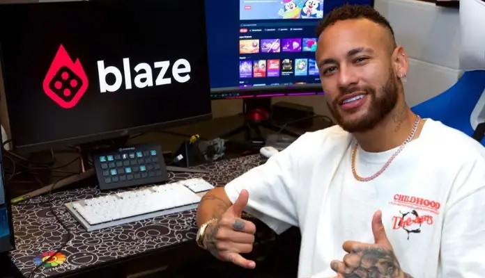 Neymar Jr. como embaixador da Blaze