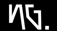 Logotipo branco fundo preto da NG Cash