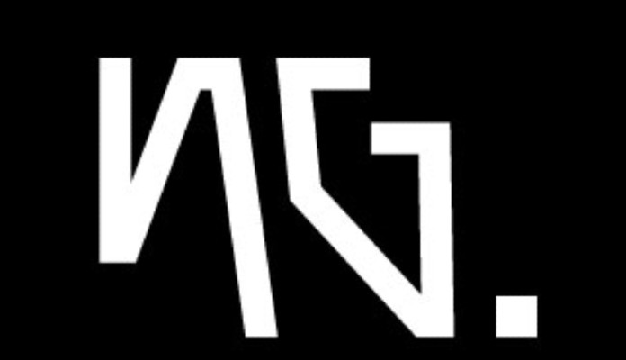 Logotipo branco fundo preto da NG Cash