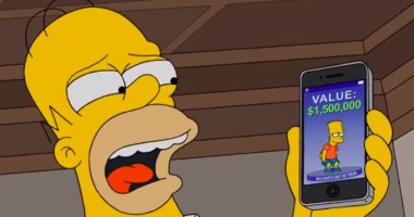 Homer Simpson se assusta ao ver NFT do filho Bart