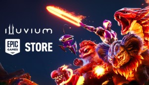 Ilustração do fogo NFT da Illuvium mostra personagens guerreiros na forma animal