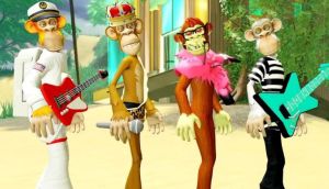Imagem da matéria: Banda formada por NFTs do Bored Ape ganha jogo dentro do Roblox