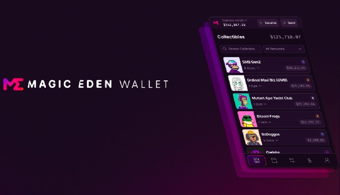 Ilustração da carteira cripto Magic Eden