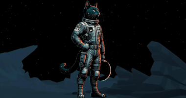 gato astronauta simbolo da DEX Jupiter