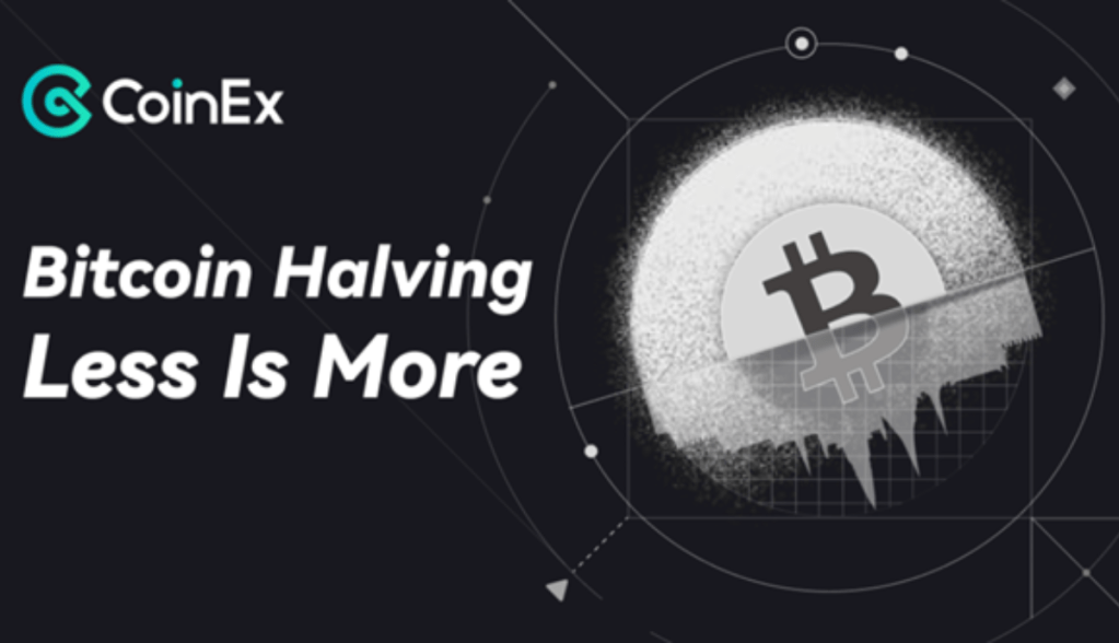 Imagem da matéria: CoinEx lança 1º vídeo da marca: Interpretando o halving do Bitcoin e a filosofia "Menos é Mais"