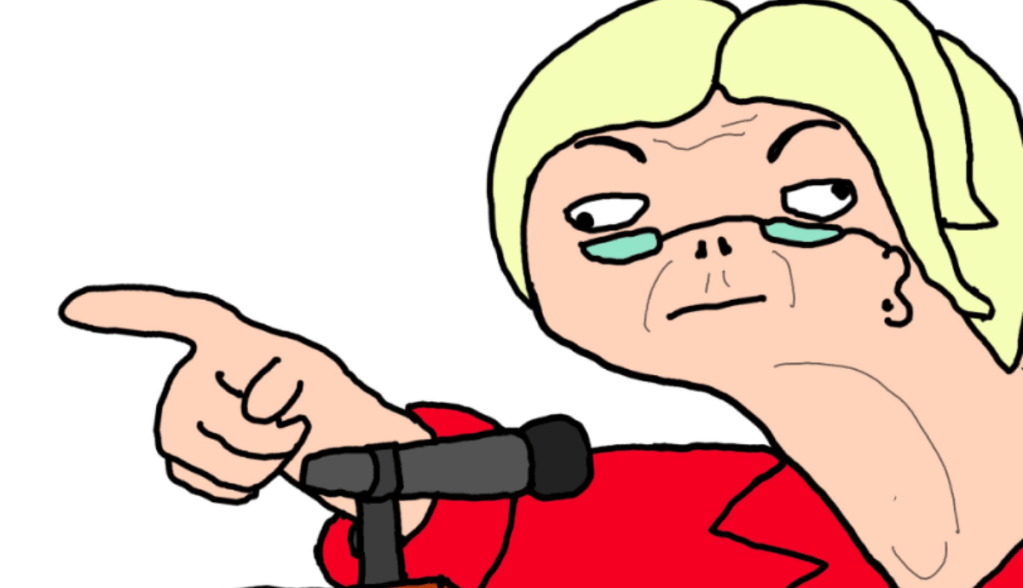 ilustração da memecoin whoren