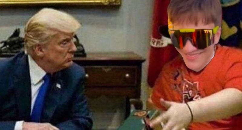 Imagem da matéria: Jovem de óculos viraliza após questionar Trump: ele salvou as criptomoedas nos EUA?