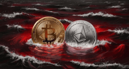 Imagem da matéria: Manhã Cripto: Bitcoin e Ethereum continuam queda e quase meio bilhão de dólares são liquidados