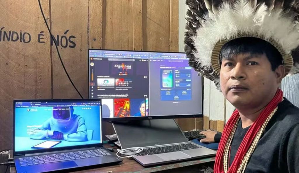 Imagem da matéria: Projeto irá ensinar blockchain e criptomoedas para povo indígena Paiter-Suruí