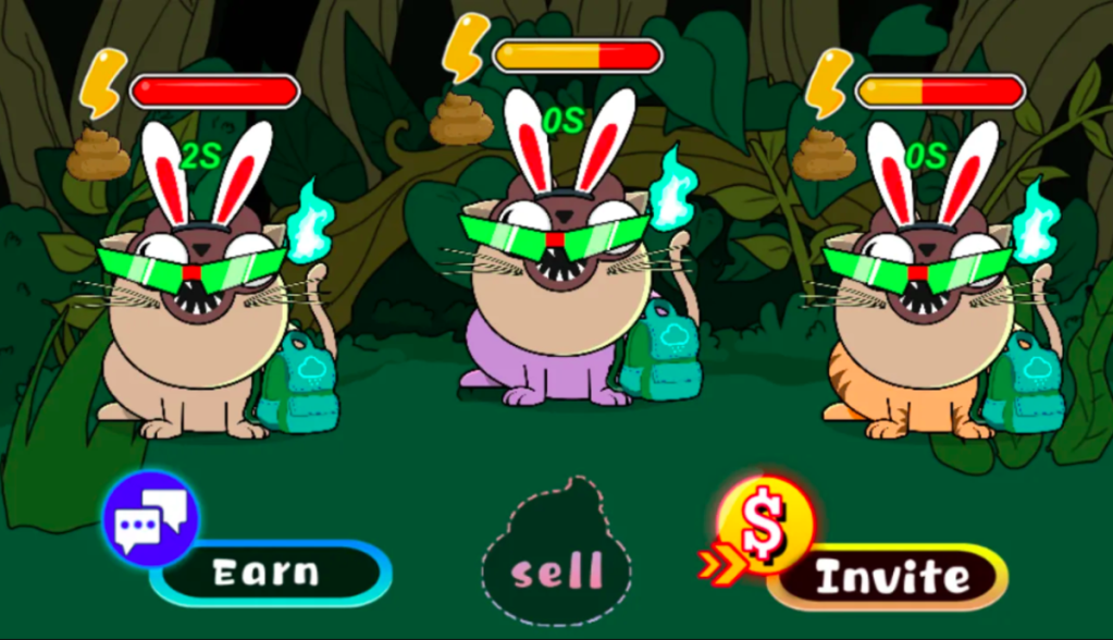 print do jogo Dog Pooper do Telegram