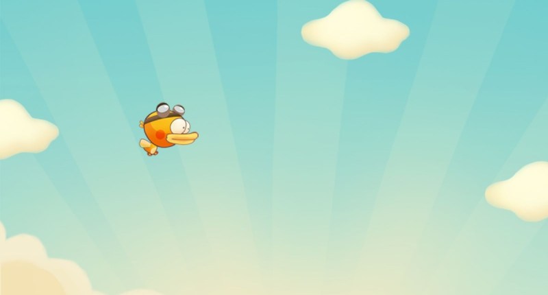 Screenshot do jogo Flappy Bird