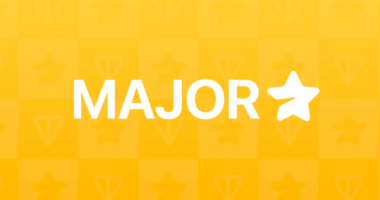 Logotipo e logomarca do jogo cripto Major no Telegram