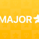 Logotipo e logomarca do jogo cripto Major no Telegram