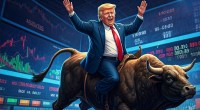 Imagem da matéria: “Trump Trade” pode fazer Bitcoin subir por mais 8 semanas, diz JP Morgan