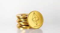 moedas douradas de ethereum