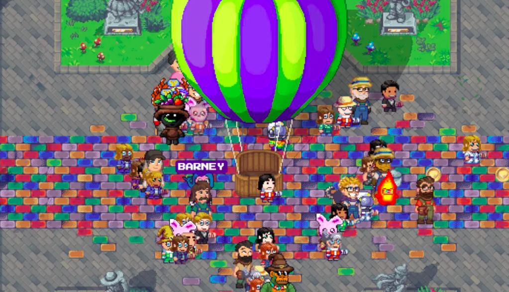 ilustração do jogo cripto pixels