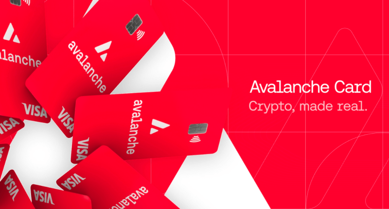 banner lançaemnto cartão crédito cripto da avalanche