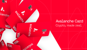 banner lançaemnto cartão crédito cripto da avalanche