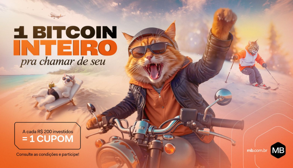 Imagem da matéria: MB vai premiar 1 Bitcoin em nova campanha “1 Bitcoin para chamar de seu”