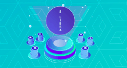 Ilustração do logotipo da memecoin Libra