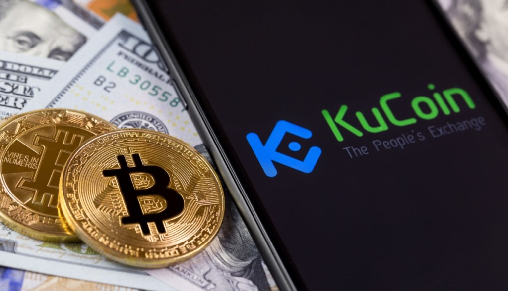 kucoin logo bitcoin dolares